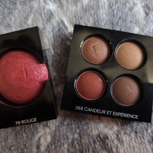 Chanel cosmetics set with eyeshadow and rouge new