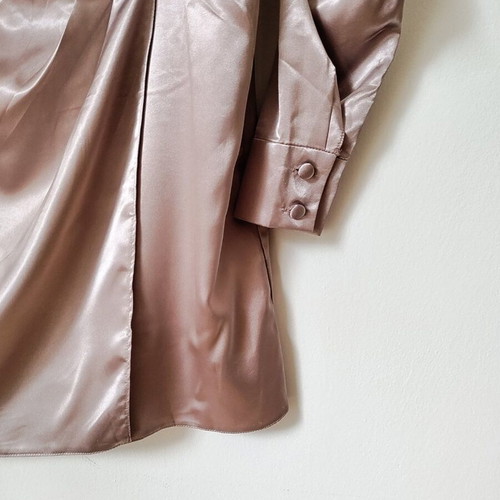 Peace & Love Satin Wrap Dress New With Tag, Dusty Pink, Size 36 EU