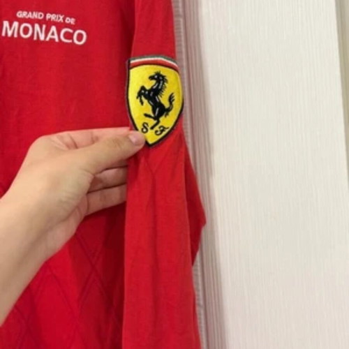 Grand Prix Monaco 07 Ferrari Top Marlboro Automobile Club De Monaco Badge long sleeve shirt used