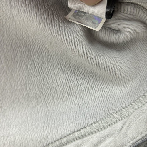 The North Face women's fleece jacket with hood, used, size L, gray