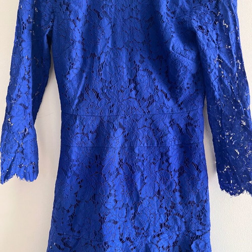 J.CREW dress like new, blue lace, size S