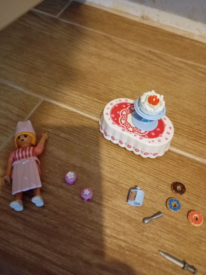 Playmobil Play+Give Godmother set used, 3 boxes