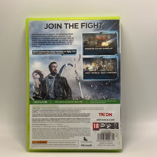Defiance Xbox 360 used game, action adventure
