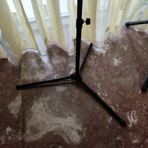 Music stands used, 2 adjustable height