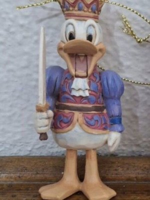 Disney Donald Duck Nutcracker Christmas ornament like new Jim Shore