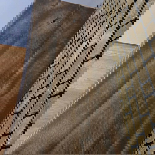 Κονσόλα γραφείο vintage με πόδια ραπτομηχανής Singer καινούργιο