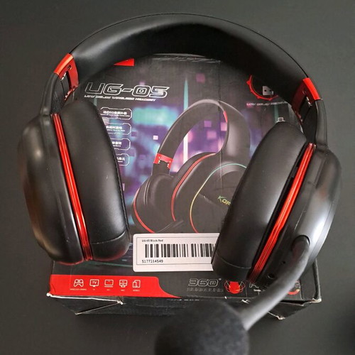 Gaming Headset Kofire UG-05 used with 3D surround sound and wireless connection