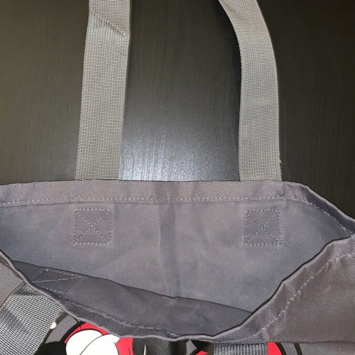 Tote bag shoulder like new with Mickey and Minnie gray