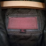 Redskins leather coat XL like new dark brown