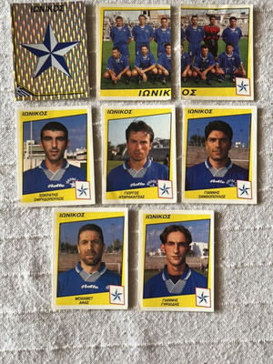 Ionikos Panini stickers used, Greek Championship 1998 pack