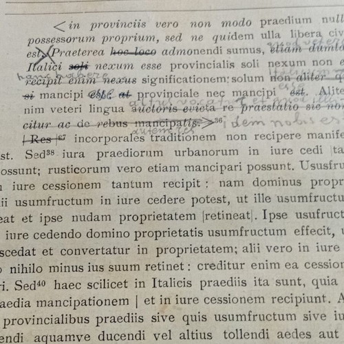 Gai Institutiones 1937 edition used, edited by Perikles Vizoukidis