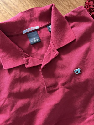 Scotch & Soda Polo πουκάμισο σαν καινούργιο, κόκκινο, μέγεθος M