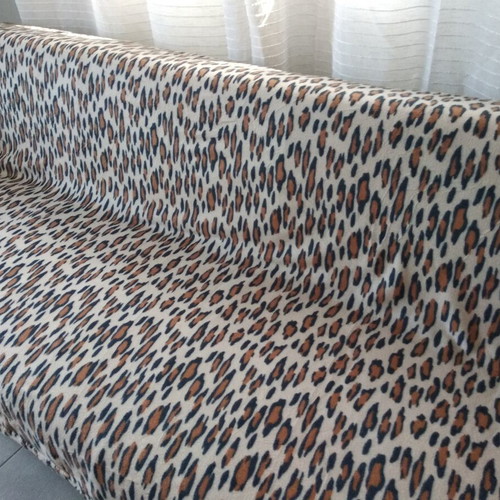 Leopard Throw Blanket like new, thin, 180x220 cm