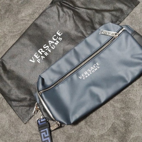 Versace Perfume Bag new, black and navy blue