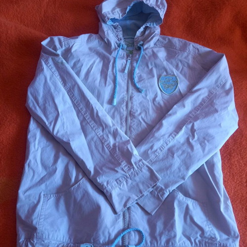 Jackett thin windbreaker like new, beige/blue