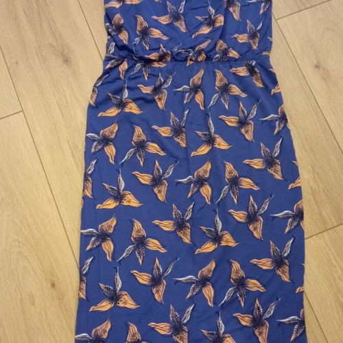 Tom Tailor dress like new, size 38, blue and orange