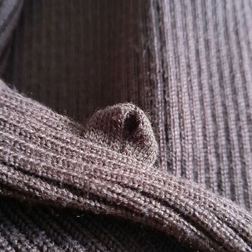 Alain Manoukian brown ribbed long cardigan like new, size M