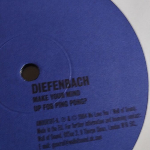Diefienbach Make Your Mind EP 10" single new, electronic