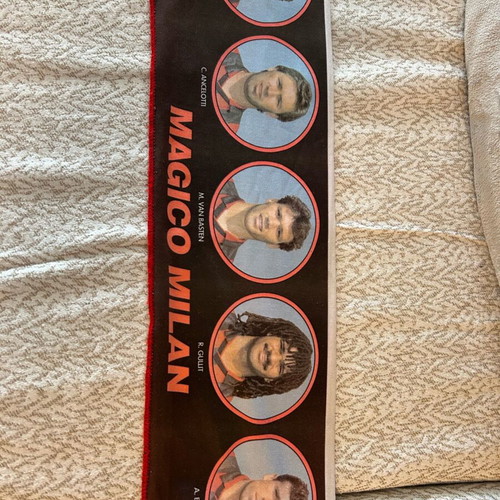 Milan Scarf UEFA Champions League 1994 Collector's Item Like New
