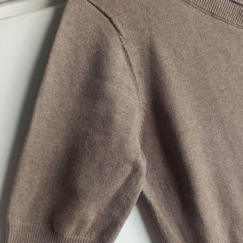 Intimissimi μπεζ πλεκτό φόρεμα με βολάν large, σαν καινούργιο