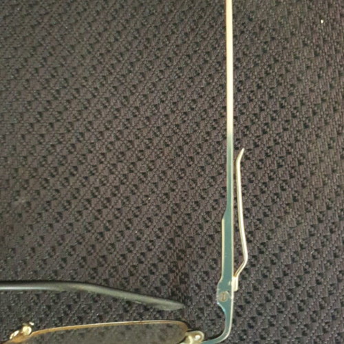 Eye Glasses Myopia Metal Frame With Case Used, Gray