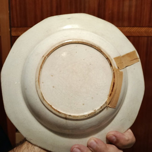 Commemorative Plate with King George A, used, rare design