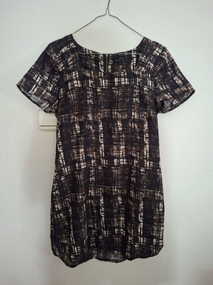Stockh lm dress geometric pattern size M new