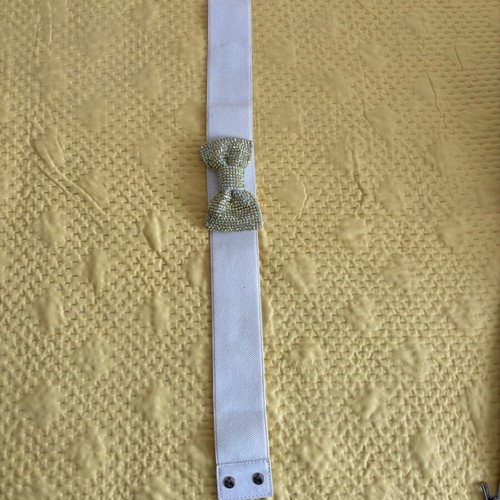 Elastic belt like new, adjustable, white