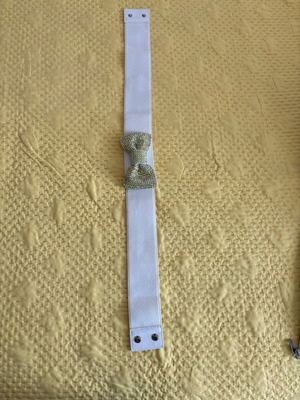 Elastic belt like new, adjustable, white