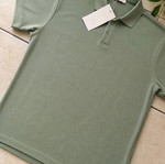 ZARA Polo shirt, sage green, size S