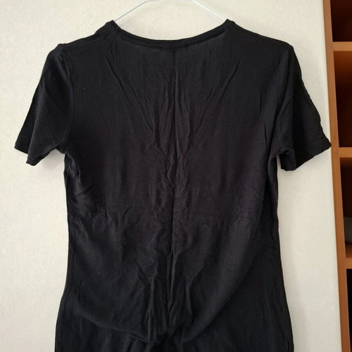 Short-sleeve black T-shirt Pull & Bear used, size S