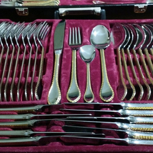 Solingen 18/10 Rostfrei stainless steel cutlery set 71 pieces like new