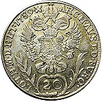  1789, AUSTRIA 20 KREUZER Józef II, SILVER