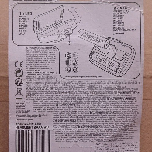 Energizer led headlamp new