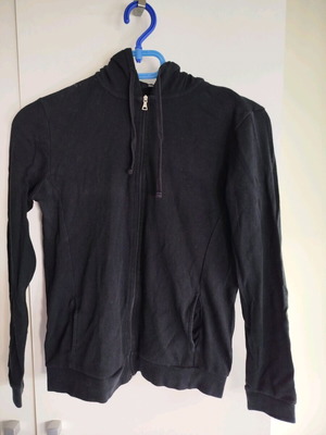 Women's hoodie jacket used, size M, black