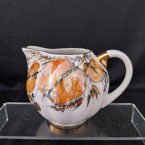 Vintage LFZ USSR tea set 3 pieces "Golden Autumn"