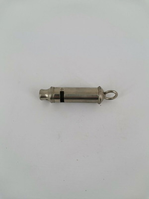 Personal brass whistle used, from 1965