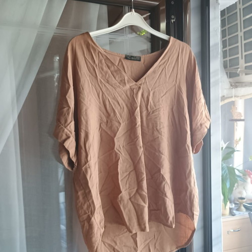 Summer blouse New Collection NoL like new, airy, brown