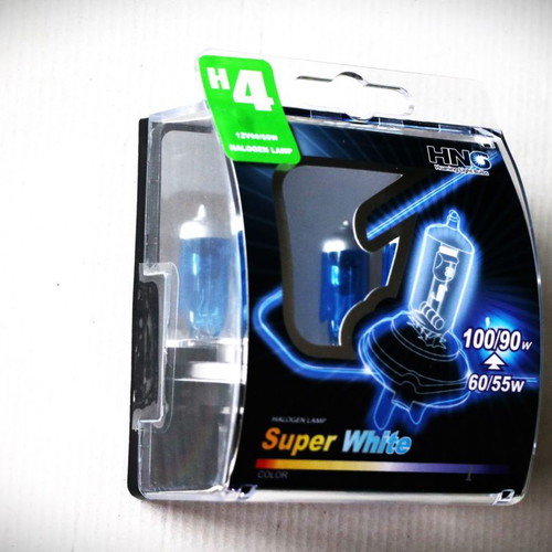 Car Lamps H4 Halogen XENON 6000K 100W New