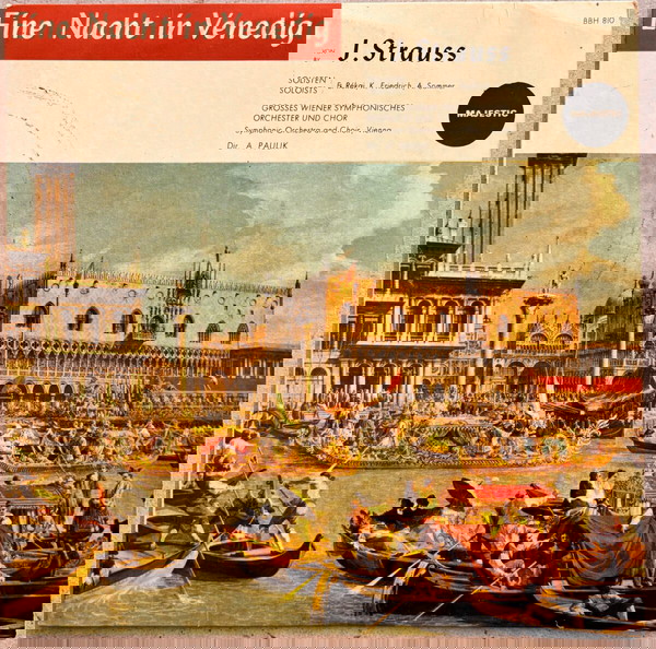 Johann Strauss Jr. – Eine Nacht In Venedig LP 10"