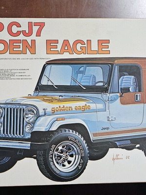 Jeep CJ7 Golden Eagle 1/24 scale model new