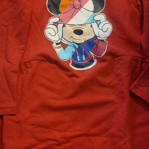 Dress with Minnie Mouse like new, red