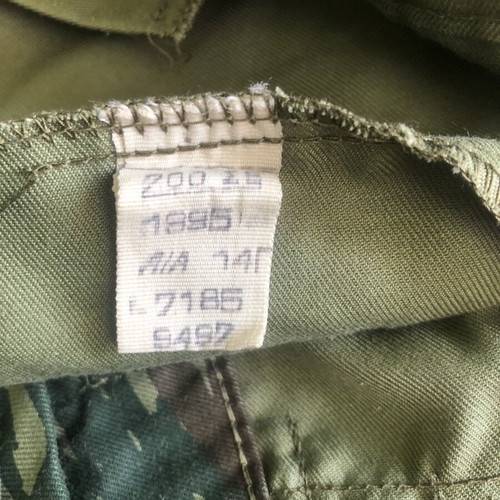 700 SE camouflage uniform 1994/95, like new