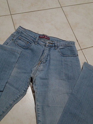 Women's blue denim jeans used, size S 36 8