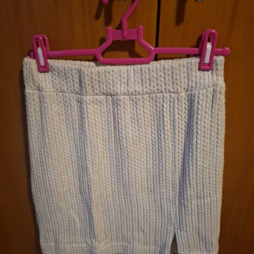 Zazu knitted set like new, beige mini skirt and top
