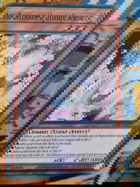 Ash Blossom & Joyous Spring (Super Rare, Yugioh)