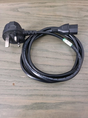 Καλώδιο τροφοδοσίας 1,8μ 3x0,75mm² με ασφάλεια 5A αγγλικό για Η/Υ