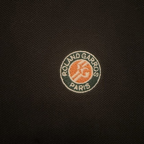 Roland Garros Polo Shirt used, size M, navy and black