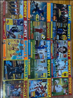 Περιοδικά Sporty Jr σαν καινούργια, συλλογή 25 τεμαχίων