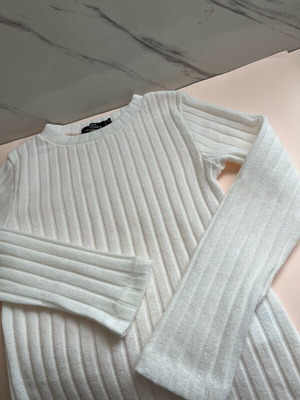 Mini Raxevsky White Long-Sleeve Shirt For Girls 10 Years Like New